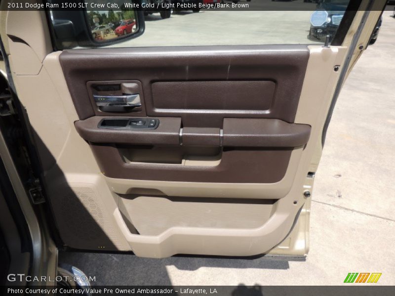 White Gold / Light Pebble Beige/Bark Brown 2011 Dodge Ram 1500 SLT Crew Cab