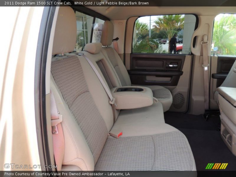 White Gold / Light Pebble Beige/Bark Brown 2011 Dodge Ram 1500 SLT Crew Cab