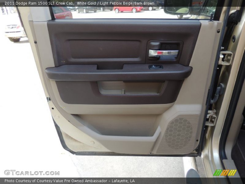 White Gold / Light Pebble Beige/Bark Brown 2011 Dodge Ram 1500 SLT Crew Cab
