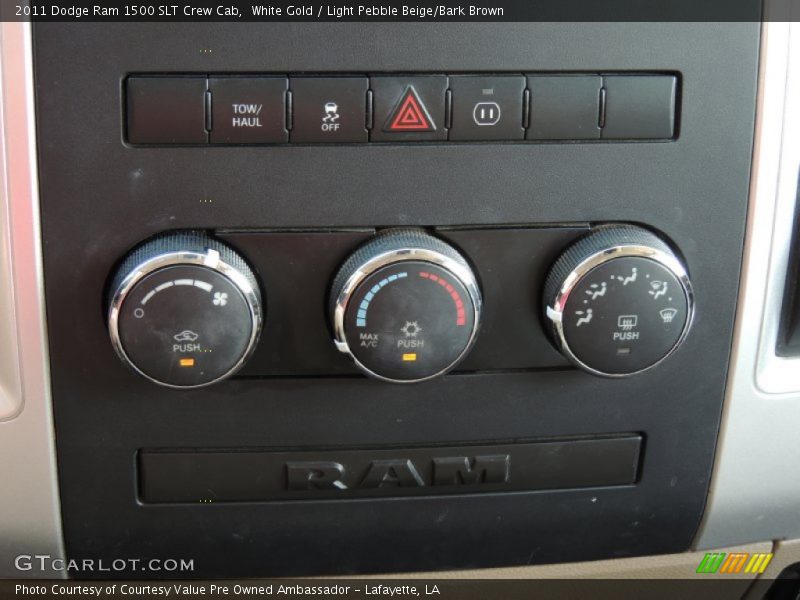 White Gold / Light Pebble Beige/Bark Brown 2011 Dodge Ram 1500 SLT Crew Cab