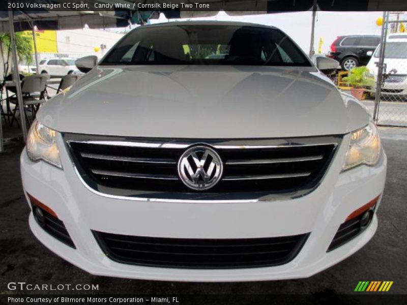 Candy White / Cornsilk Beige Two Tone 2010 Volkswagen CC Sport