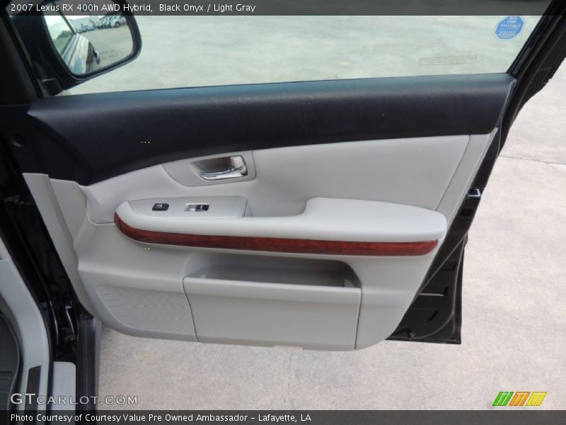 Black Onyx / Light Gray 2007 Lexus RX 400h AWD Hybrid