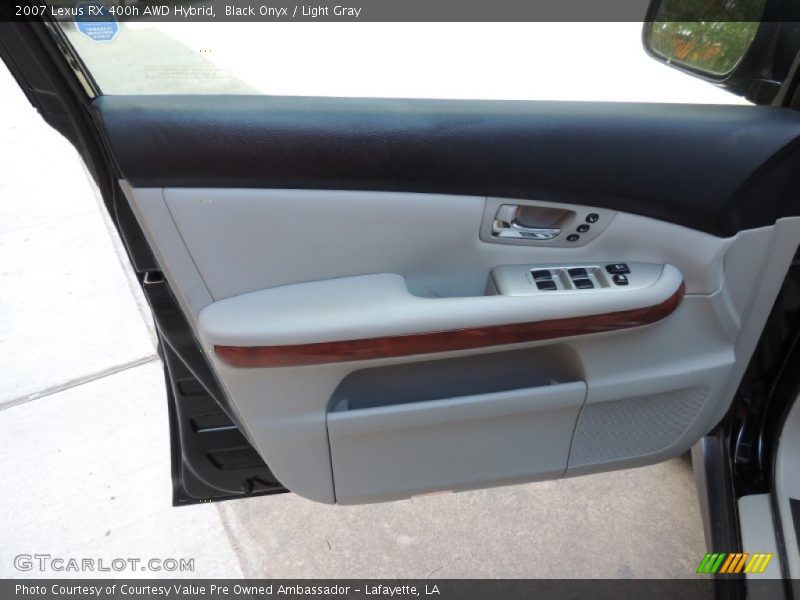 Black Onyx / Light Gray 2007 Lexus RX 400h AWD Hybrid