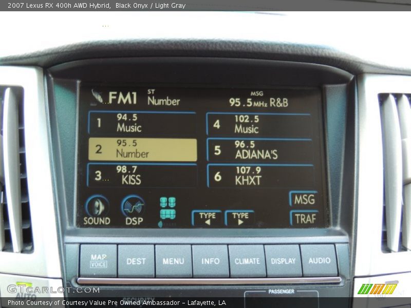 Black Onyx / Light Gray 2007 Lexus RX 400h AWD Hybrid
