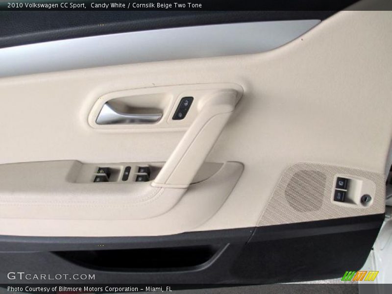 Candy White / Cornsilk Beige Two Tone 2010 Volkswagen CC Sport