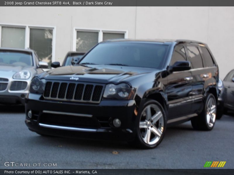 Black / Dark Slate Gray 2008 Jeep Grand Cherokee SRT8 4x4