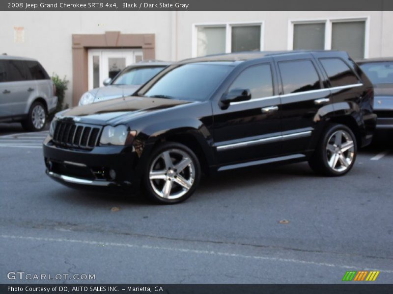 Black / Dark Slate Gray 2008 Jeep Grand Cherokee SRT8 4x4
