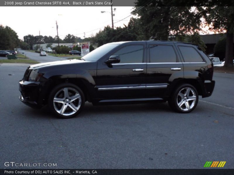 Black / Dark Slate Gray 2008 Jeep Grand Cherokee SRT8 4x4