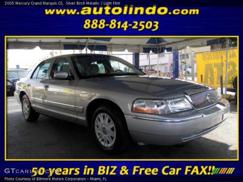 Silver Birch Metallic / Light Flint 2005 Mercury Grand Marquis GS