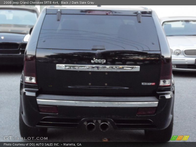 Black / Dark Slate Gray 2008 Jeep Grand Cherokee SRT8 4x4