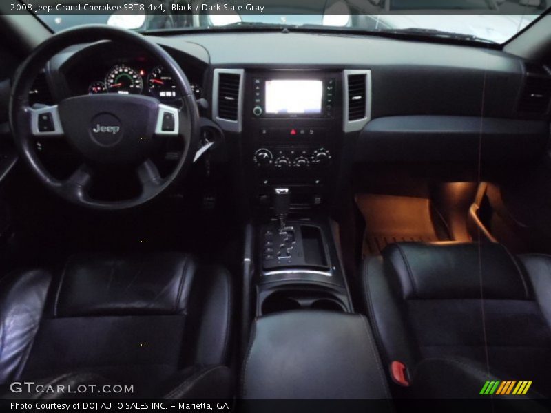 Black / Dark Slate Gray 2008 Jeep Grand Cherokee SRT8 4x4