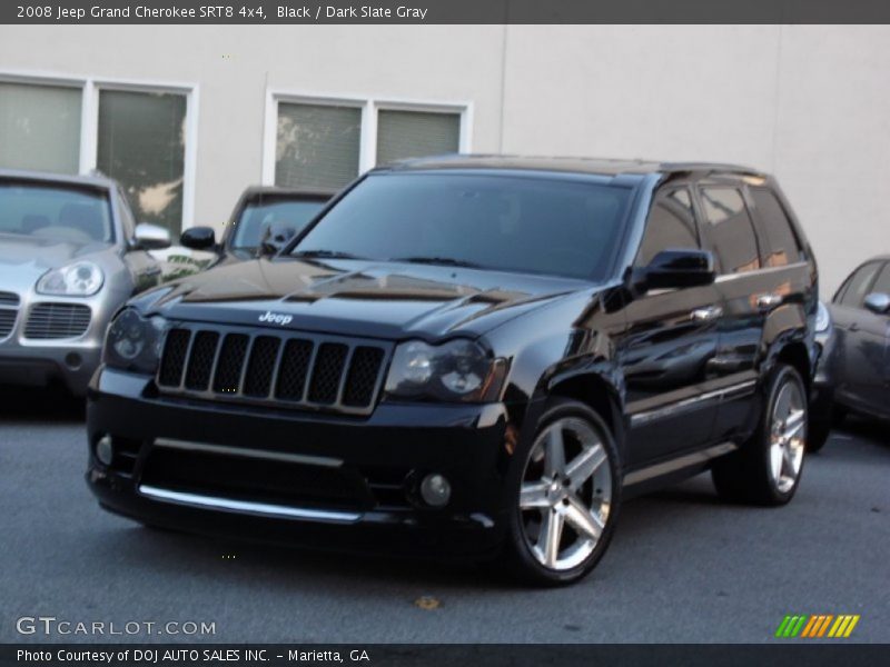 Black / Dark Slate Gray 2008 Jeep Grand Cherokee SRT8 4x4