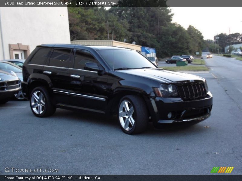 Black / Dark Slate Gray 2008 Jeep Grand Cherokee SRT8 4x4