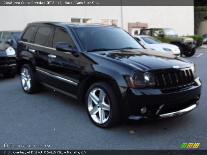 Black / Dark Slate Gray 2008 Jeep Grand Cherokee SRT8 4x4