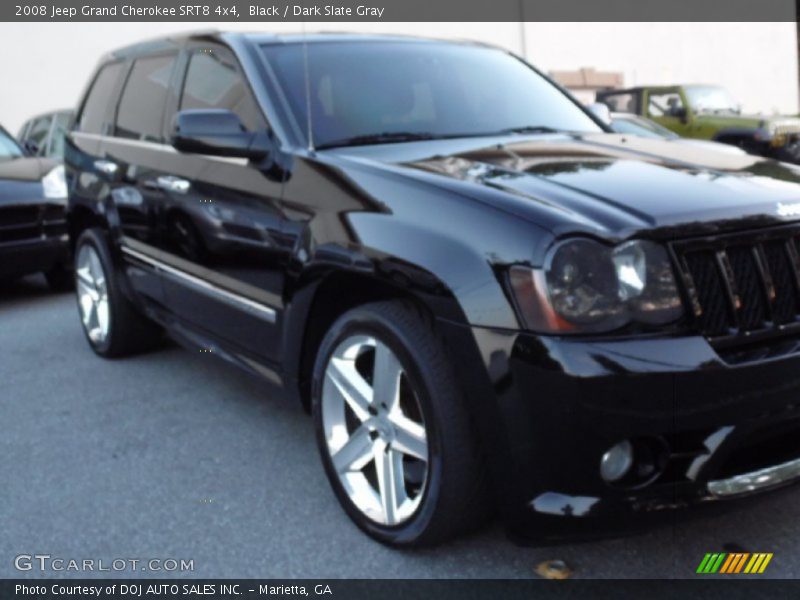Black / Dark Slate Gray 2008 Jeep Grand Cherokee SRT8 4x4