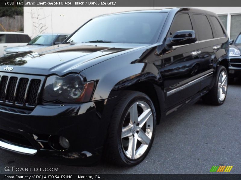 Black / Dark Slate Gray 2008 Jeep Grand Cherokee SRT8 4x4