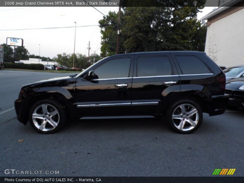 Black / Dark Slate Gray 2008 Jeep Grand Cherokee SRT8 4x4
