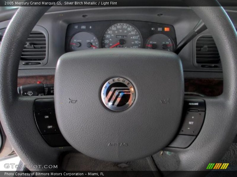 Silver Birch Metallic / Light Flint 2005 Mercury Grand Marquis GS