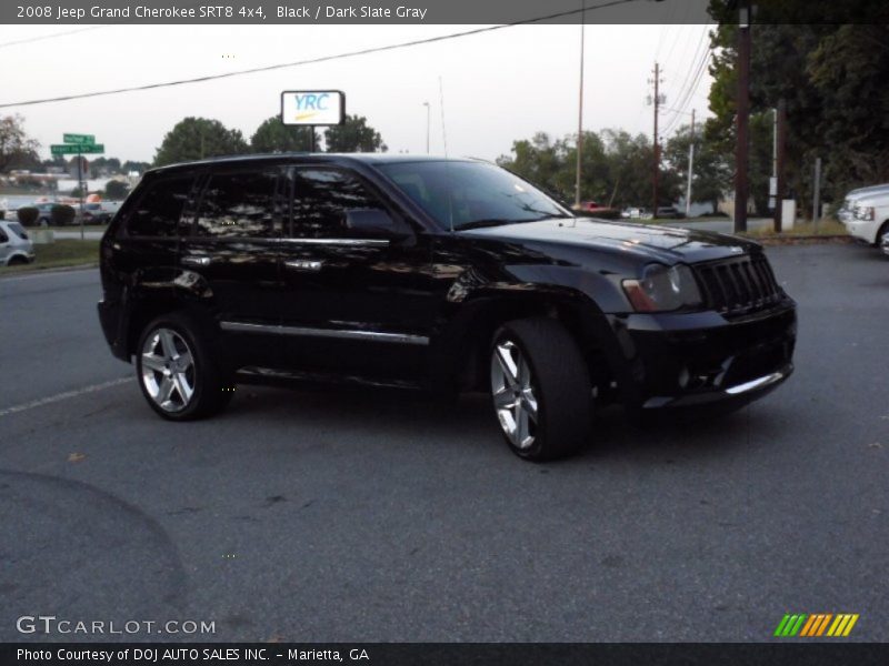 Black / Dark Slate Gray 2008 Jeep Grand Cherokee SRT8 4x4