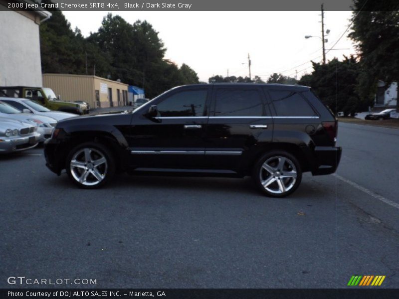 Black / Dark Slate Gray 2008 Jeep Grand Cherokee SRT8 4x4