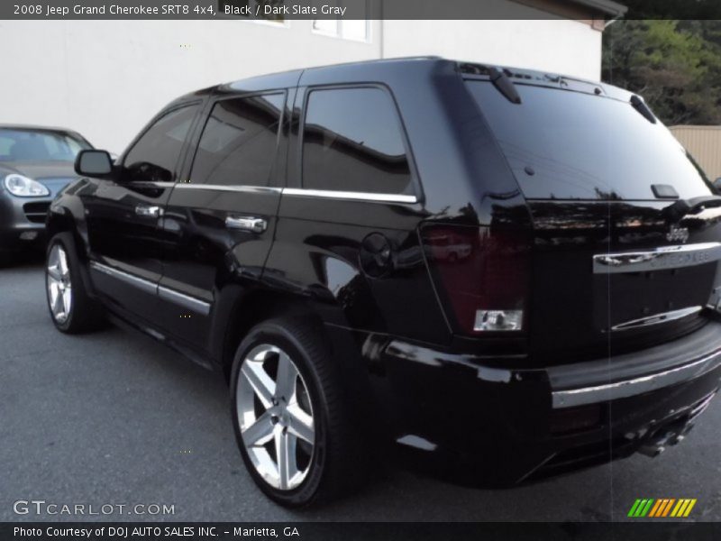 Black / Dark Slate Gray 2008 Jeep Grand Cherokee SRT8 4x4