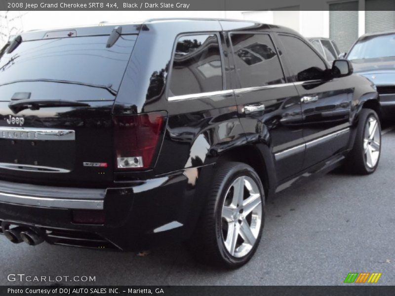 Black / Dark Slate Gray 2008 Jeep Grand Cherokee SRT8 4x4
