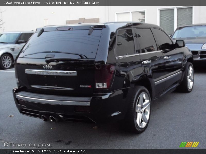 Black / Dark Slate Gray 2008 Jeep Grand Cherokee SRT8 4x4