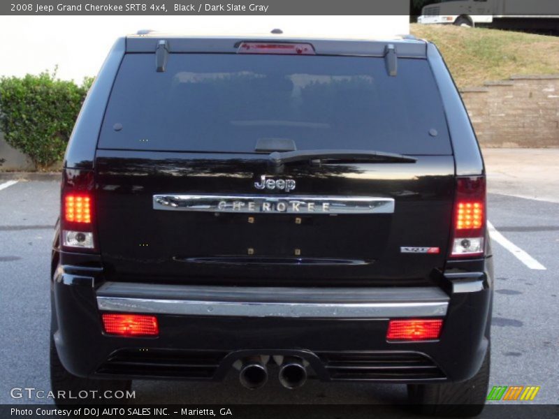 Black / Dark Slate Gray 2008 Jeep Grand Cherokee SRT8 4x4