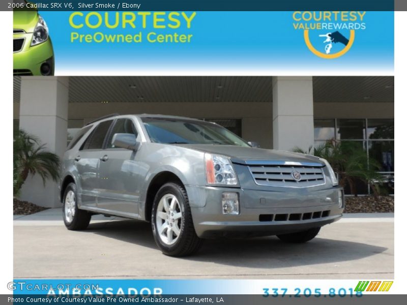 Silver Smoke / Ebony 2006 Cadillac SRX V6