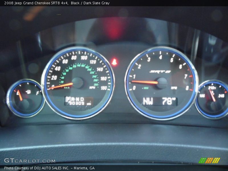  2008 Grand Cherokee SRT8 4x4 SRT8 4x4 Gauges