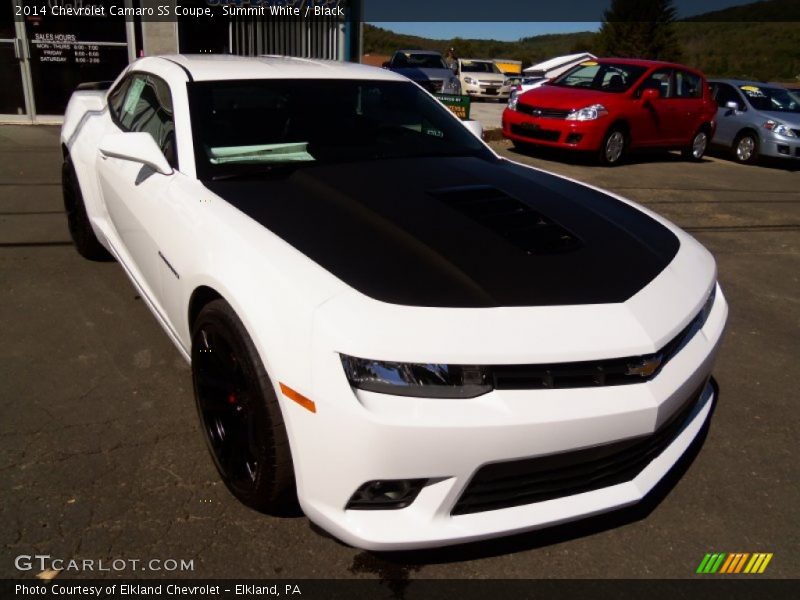 Summit White / Black 2014 Chevrolet Camaro SS Coupe