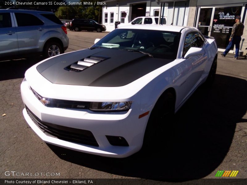 Summit White / Black 2014 Chevrolet Camaro SS Coupe