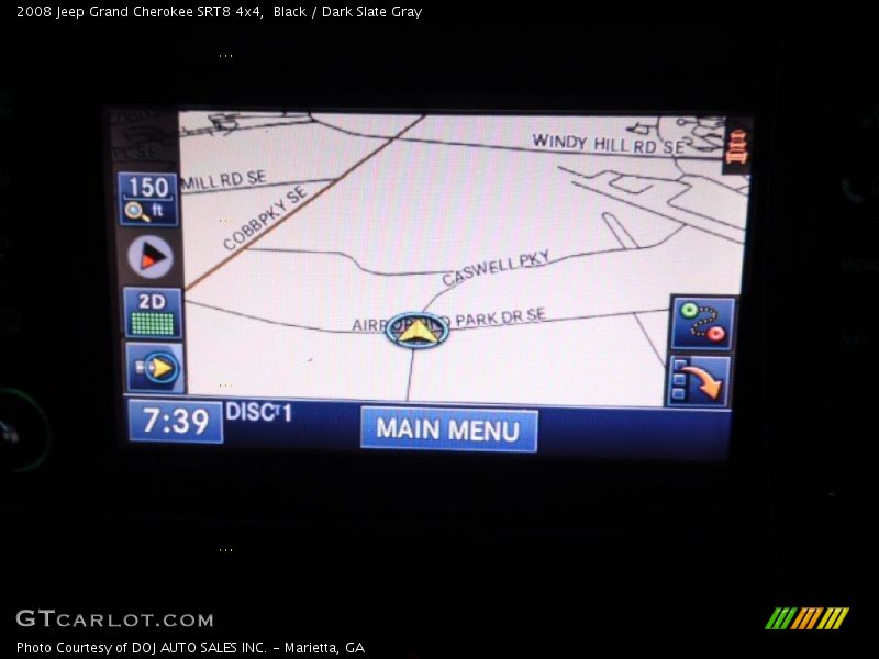 Navigation of 2008 Grand Cherokee SRT8 4x4