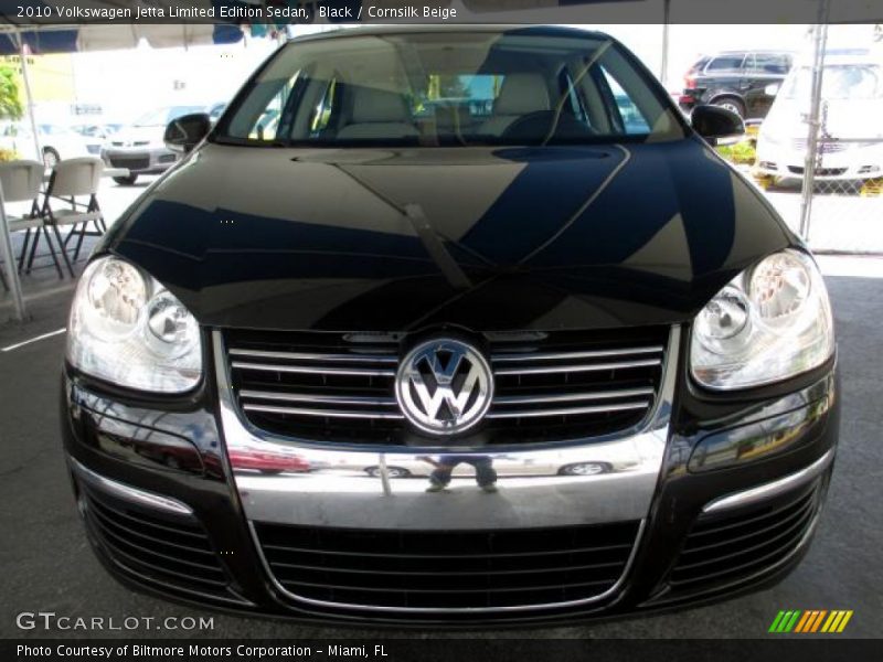 Black / Cornsilk Beige 2010 Volkswagen Jetta Limited Edition Sedan