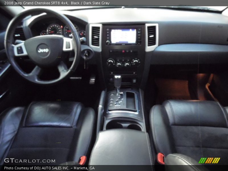 Black / Dark Slate Gray 2008 Jeep Grand Cherokee SRT8 4x4