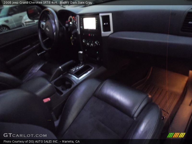 Black / Dark Slate Gray 2008 Jeep Grand Cherokee SRT8 4x4