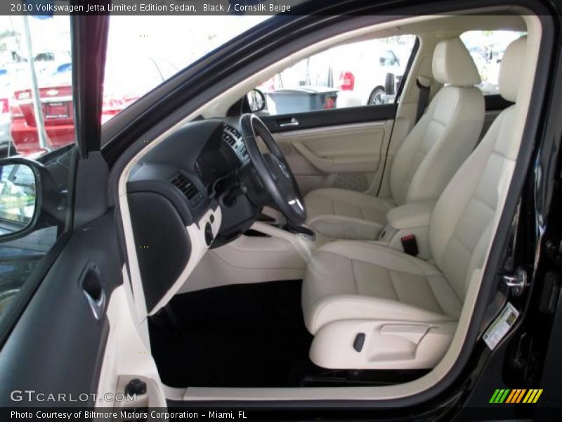 Black / Cornsilk Beige 2010 Volkswagen Jetta Limited Edition Sedan
