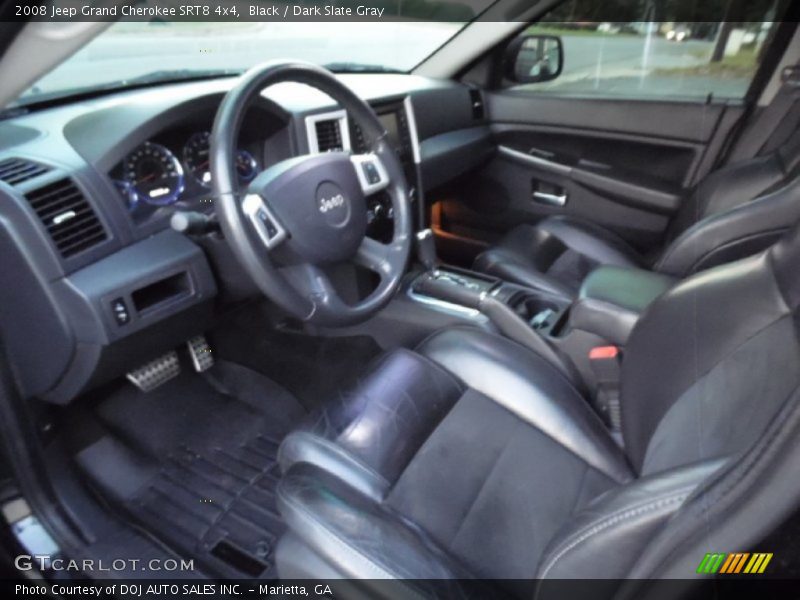 Black / Dark Slate Gray 2008 Jeep Grand Cherokee SRT8 4x4
