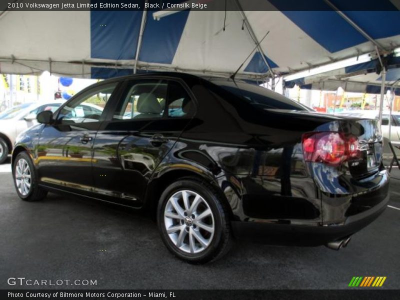 Black / Cornsilk Beige 2010 Volkswagen Jetta Limited Edition Sedan
