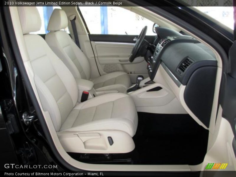 Black / Cornsilk Beige 2010 Volkswagen Jetta Limited Edition Sedan