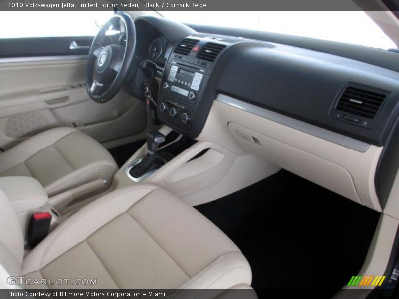 Black / Cornsilk Beige 2010 Volkswagen Jetta Limited Edition Sedan