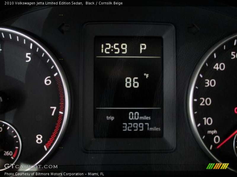 Black / Cornsilk Beige 2010 Volkswagen Jetta Limited Edition Sedan
