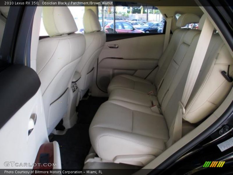 Obsidian Black / Parchment/Brown Walnut 2010 Lexus RX 350