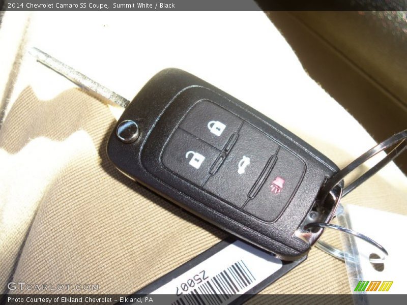 Keys of 2014 Camaro SS Coupe