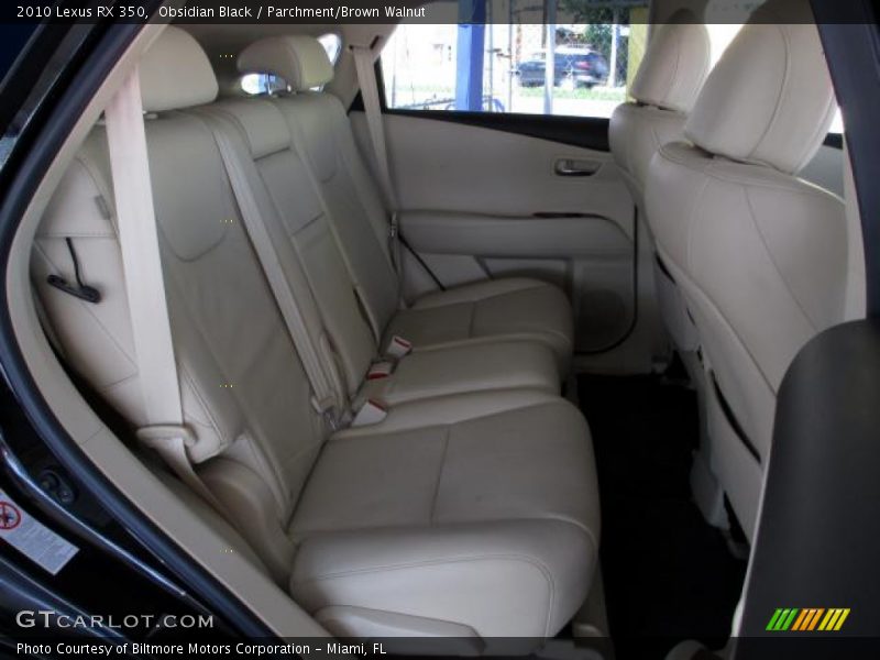 Obsidian Black / Parchment/Brown Walnut 2010 Lexus RX 350