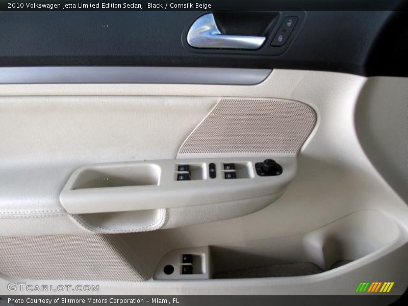 Black / Cornsilk Beige 2010 Volkswagen Jetta Limited Edition Sedan