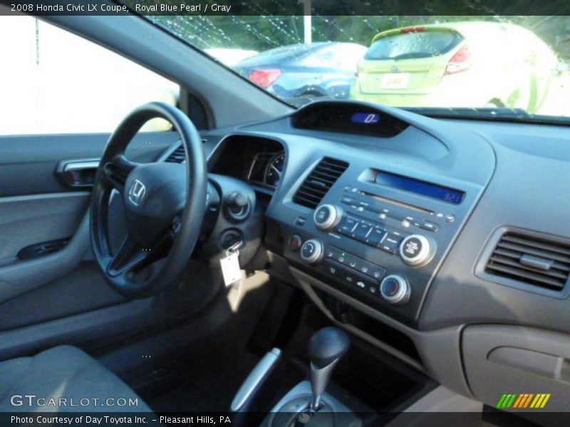 Royal Blue Pearl / Gray 2008 Honda Civic LX Coupe