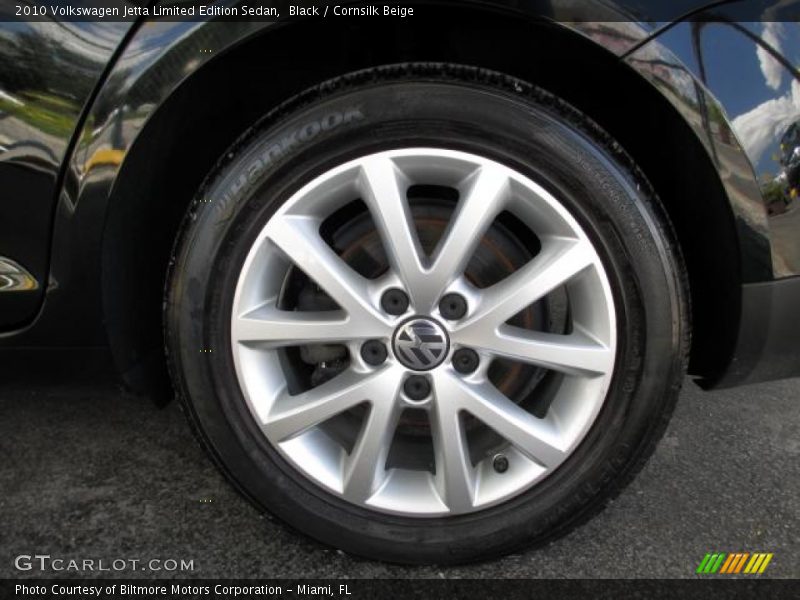 Black / Cornsilk Beige 2010 Volkswagen Jetta Limited Edition Sedan