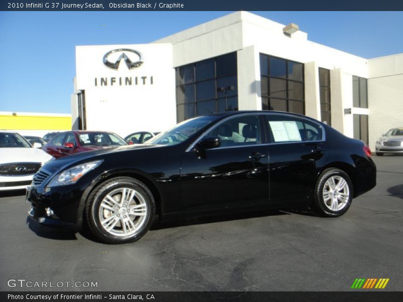 Obsidian Black / Graphite 2010 Infiniti G 37 Journey Sedan