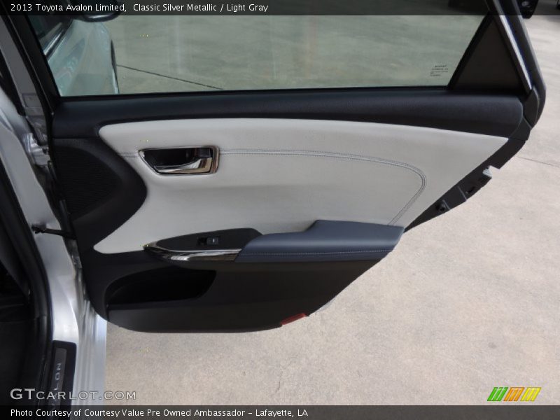 Classic Silver Metallic / Light Gray 2013 Toyota Avalon Limited